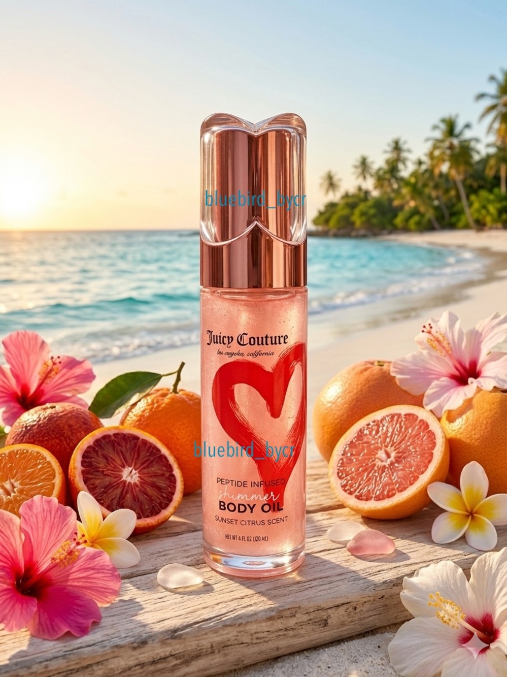 Juicy Couture Shimmer Body Oil Sunset Citrus Scent